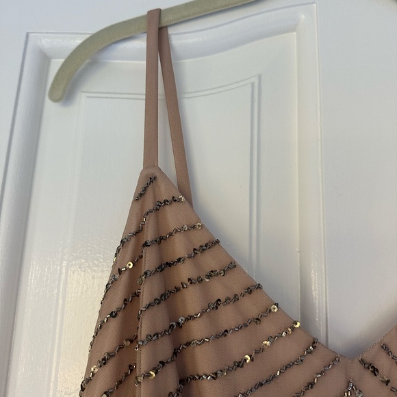 Adrianna Papell Beaded Blouson Dress - Picture 8 of 11